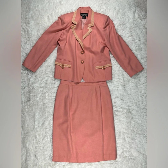 Adolfo Atelier | 2 Piece Blazer & Skirt Set - Picture 1 of 7